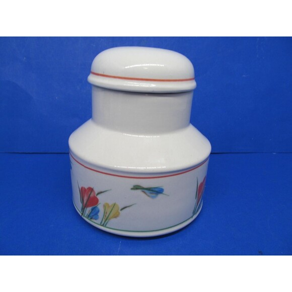 Wedgwood Midwinter Crocus 3 1/2" Sugar Bowl With Lid Produced From 1986-1987 EUC - Picture 7 of 7
